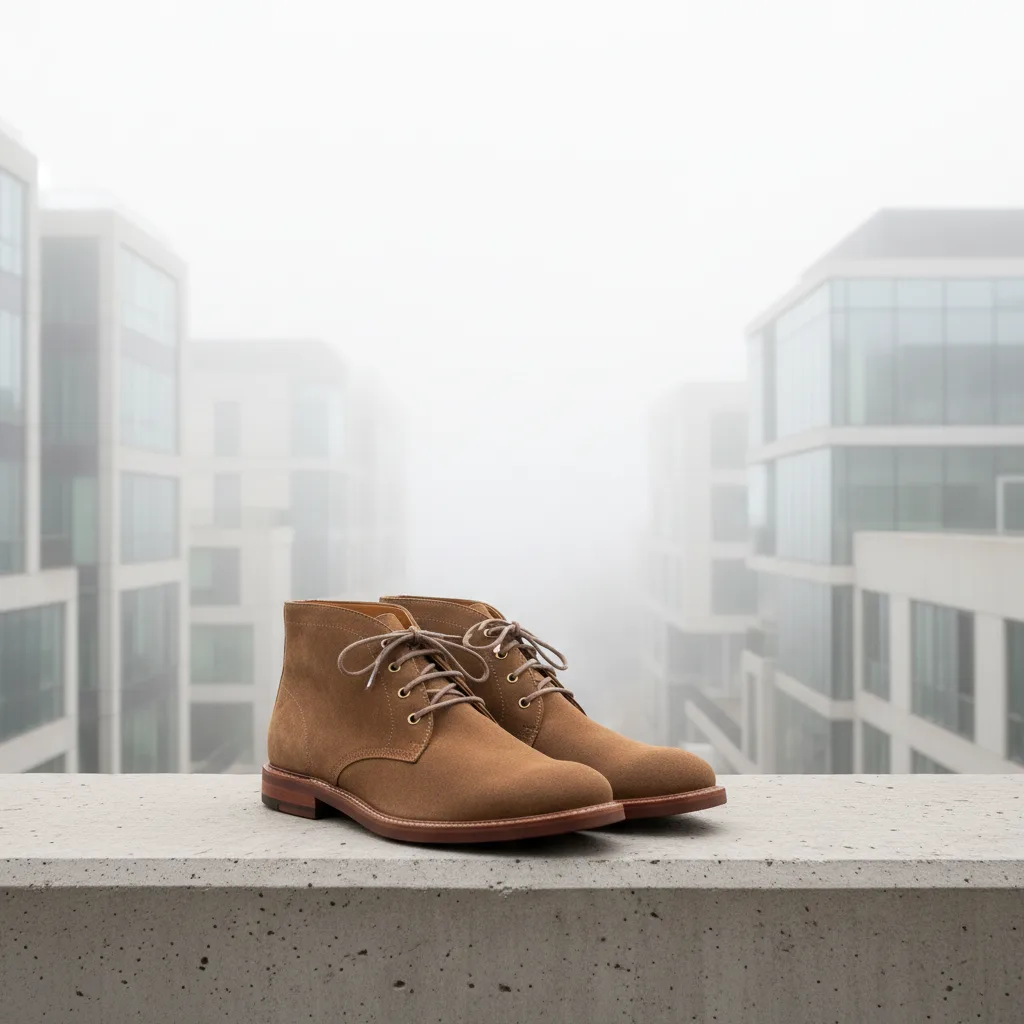 Chukka boot en cuir daim